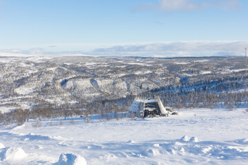 Ramundberget ski resort in Härjedalen, Jämtland Sweden