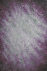 Photography studio portrait or product background, real painted canvas muslin cloth with beautiful paint strokes; purple lavender with lighter center spot