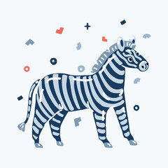 Vector illustration of good Zebra