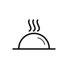 Food Tray Icon Vector Illustration