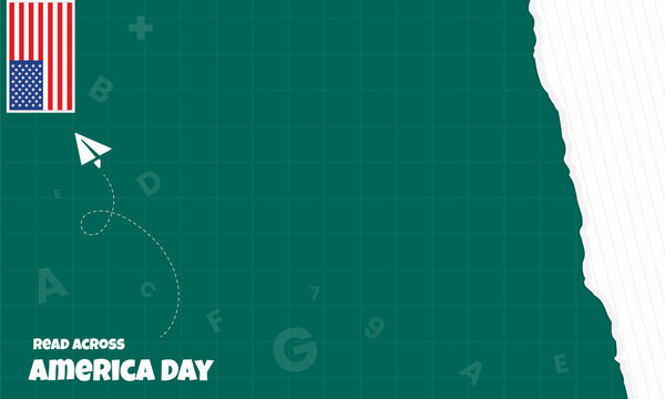 Read Across America Day concept background