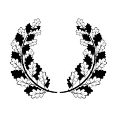 Oak wreath