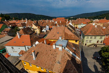 Fototapeta premium The historic city of Sighisoara in Transilvania Romania 