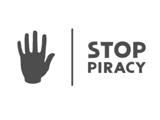No piracy message symbol