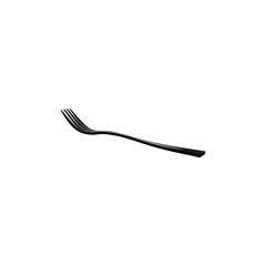 Stylish black fork icon on a white background.