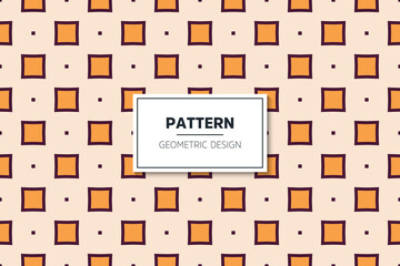 Seamless pattern with colorful geometric art element