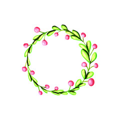 wreath of flowers