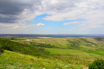 Fototapeta na wymiar The steppe expanses