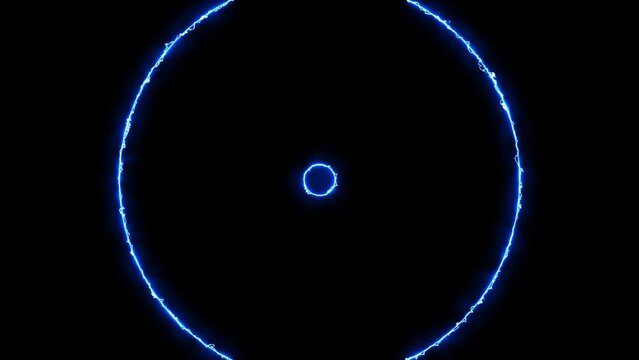 blue arcreactor circle energy overlay effect loop