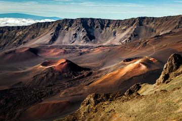 Volcanic Craters at Haleakala National Park in Maui