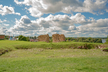 Ruins castle wall