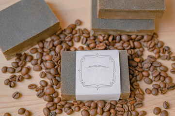 Piece coffee soap