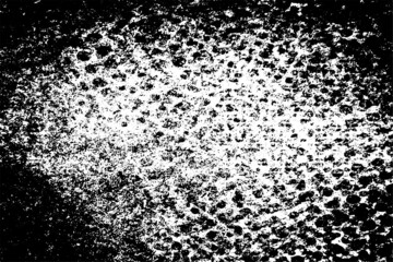 Obraz premium Grunge background black and white. Texture of chips, cracks, scratches, scuffs, dust, dirt. Dark monochrome surface. Old vintage vector pattern