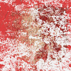 Red grunge background. Vector scratched texture