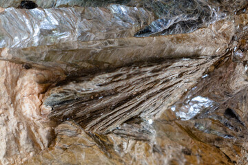 quartz beautiful mountain semi-precious stone on display