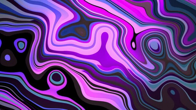 Colorful Striped Wave Lines Background. Use them to enhance any video presentation or motion graphics project. Ideal for displaying your logo, titles with a neutral and stylish background.