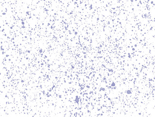 Handmade hand drawn watercolor painting artwork with color of the year, very peri, periwinkle blue. Abstract artwork painted on white paper texture background.