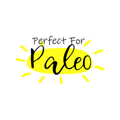 Fototapeta premium Perfect for paleo sign at template emblem