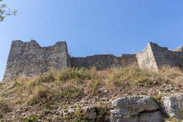 Ruins of medieval fortificated city of Cherven, Bulgaria