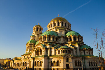 Fototapeta na wymiar Cathedral in Sofia, Bulgaria