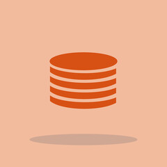 Data vector icon illustration sign
