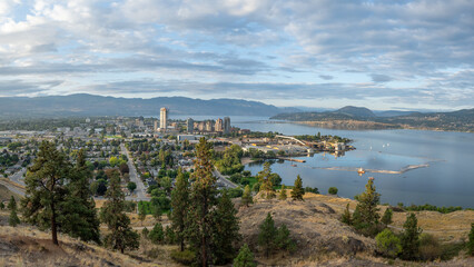 view of Kelowna BC from Knox Mountain