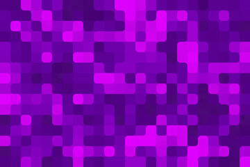Square pixel abstract tech dark purple  background