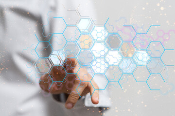 Protect Cloud Information Data Concept..