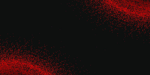 Black background and red dot texture