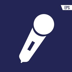 Microphone vector icon illustration sign
