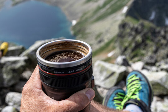 Kawa na szczycie Świnicy Tatry