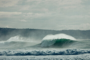 Huge waves in Nazare