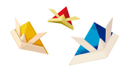 イラスト素材：折り紙の兜