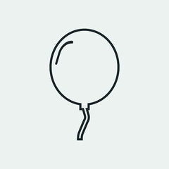 Balloon vector icon illustration sign