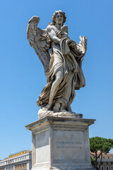 Obraz premium Castle st. Angelo in city of Rome, Italy