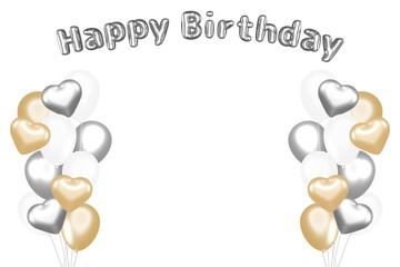Happy Birthday　バルーン　フレーム