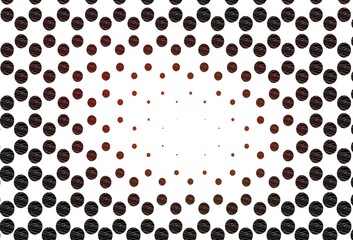 Light red vector pattern with spheres.