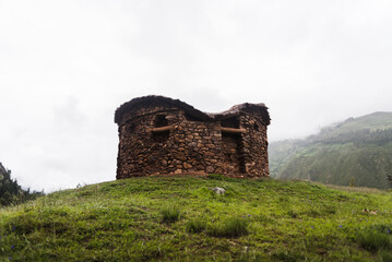 An ancient building in Peru. 