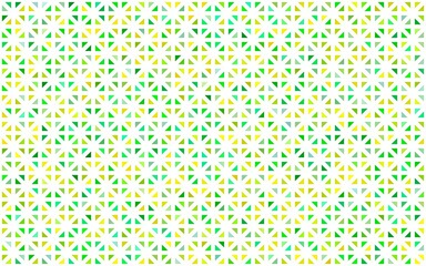 Light Green, Yellow vector cover in polygonal style.