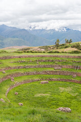 Fototapeta na wymiar Moray agricultural ruins in Peru. 