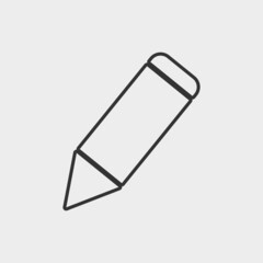 Pencil vector icon illustration sign