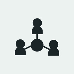 Connection vector icon illustration sign