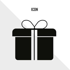 Gift vector icon illustration sign