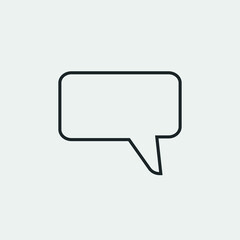 Chat vector icon illustration sign
