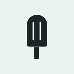 Popsicle vector icon illustration sign