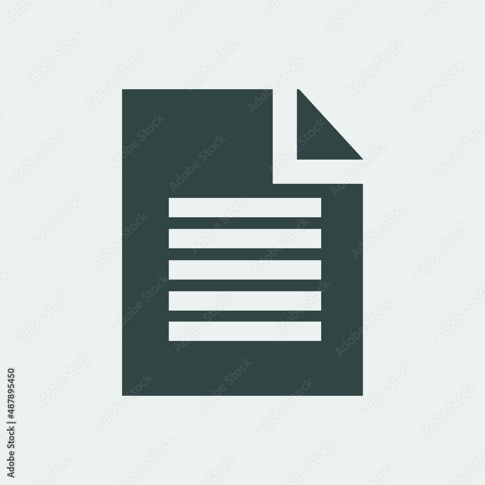 Sticker File vector icon illustration sign