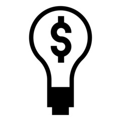 Business Idea Flat Icon Isolated On White Background