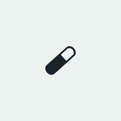 Pill vector icon illustration sign