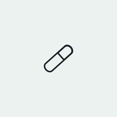 Pill vector icon illustration sign