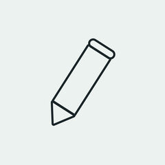 Pencil vector icon illustration sign